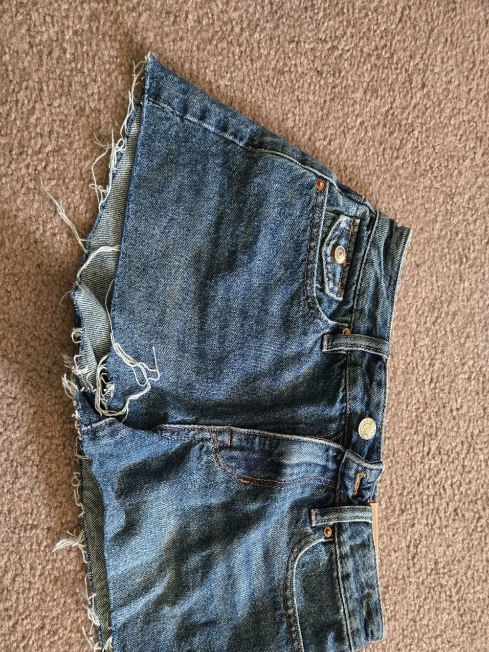 Junior's PacSun High Rise Festival Denim Shorts Size 22